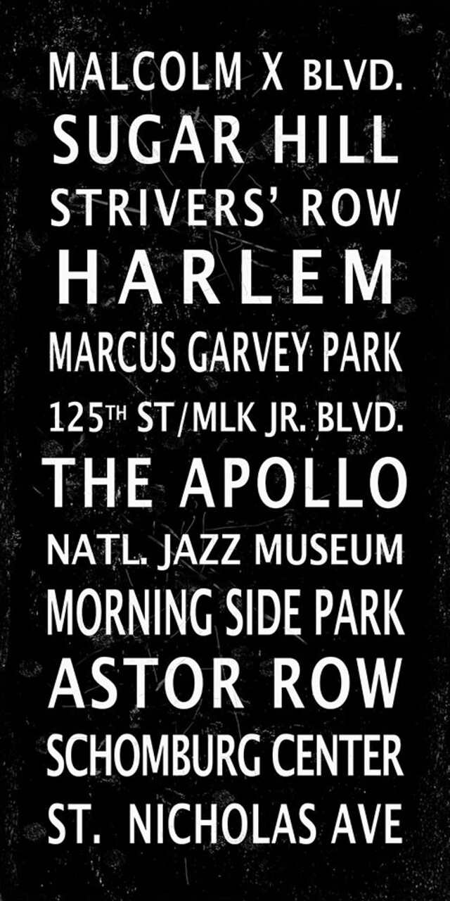 Harlem Signage 2 Poster Print by Anonymous Anonymous - Item # VARPDXFAF1398